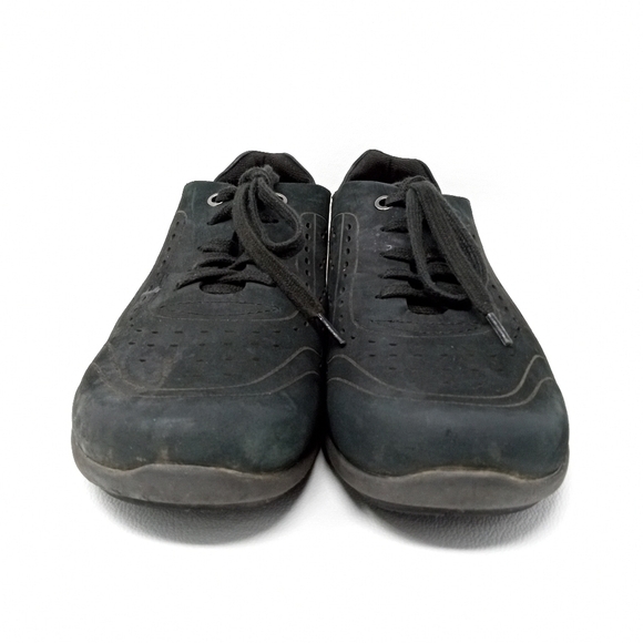 EARTH Serval Wide Womens 9.5D Black Perforated Nubuck Sport Sneaker Vented Shoe - Picture 7 of 12